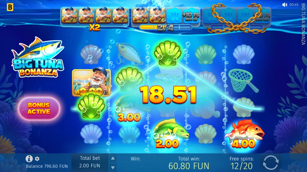 Big Tuna Bonanza - Free Spins